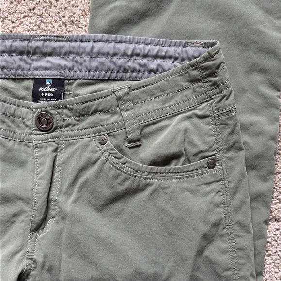KÜHL Women's Green Trekr™ Capri Pants Hiking Outdoor Gorpcore size 6 - Picture 9 of 16